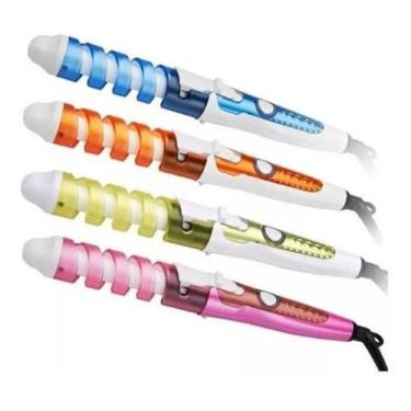 Imagem de Modelador De Cachos Profissional Bivolt - Hair Curler, Laranja, 220V