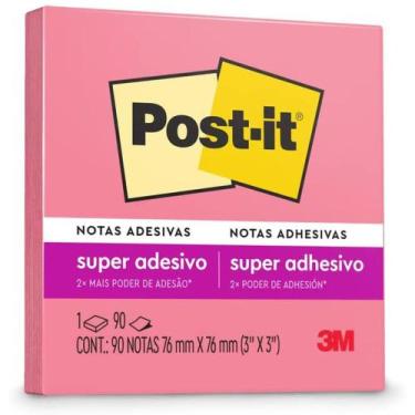 Imagem de Bloco de Recado POST-IT 76X76MM PINK 90 Folhas - 3M
