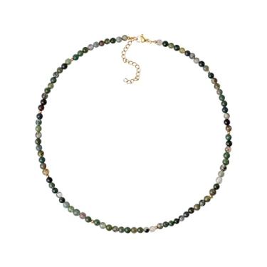 Imagem de Sacina Boho Colar gargantilha colorida com contas, colar de cristal, colar hippie, colar de verão, colar de praia, colar Y2k, presente de joias de Natal para mulheres, Aço inoxidável, cristal natural,