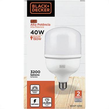 Imagem de Lampada Led Globo 40W E27 6500K Bivolt B_D - BLACK & DECKER
