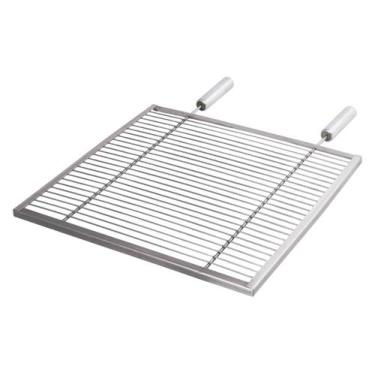 Imagem de Grelha Aramada (Uruguaia) 30x40 cm em Inox 304 para Churrascos - Sober
