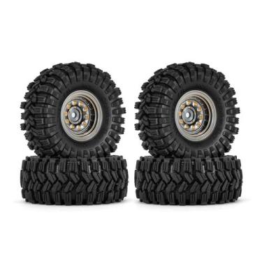 Imagem de Conjunto de Pneus para Carros RC Axial SCX24, AX24, TRX4M e FCX24