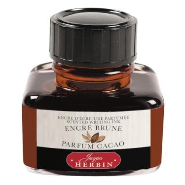 Imagem de Tinta perfumada de chocolate Herbin Georges Lalo 13746t, 30 ml, 4,90 x 4,90 x 52 cm marrom