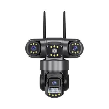 Imagem de Câmera de Segurança WiFi 4G com Zoom 10X e Lente Tripla de 12MP - Moni