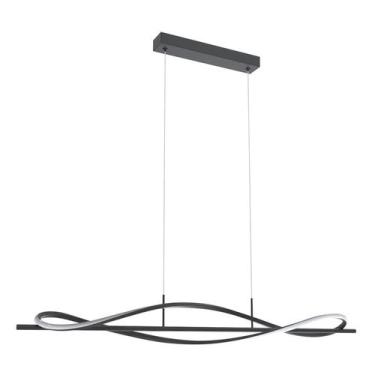 Imagem de Pendente LED Belgica 30W 3000K 1800LM Preto Bivolt Eletrorastro