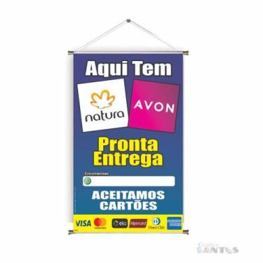 Imagem de Banner pronto Revendedora BA 368 medida 45x70 cm arte pronta
