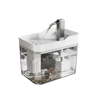 Imagem de Bebedouro Automático para Gatos e Cães – 1,5L, Filtro Incluso, Design Luxuoso (BRANCA)