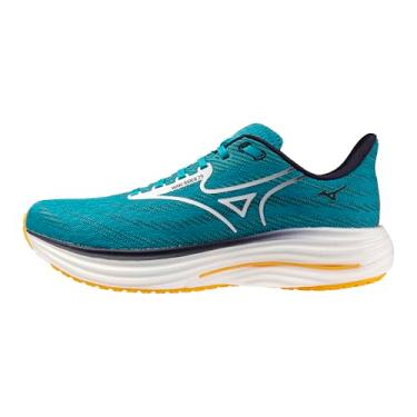 Imagem de Mizuno Tênis masculino Wave Rider 29, Capri Breeze/branco, 38