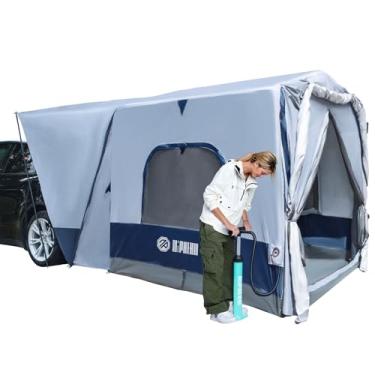 Imagem de Niphean Tenda SUV, 2 minutos de configuração rápida, barraca inflável SUV para acampamento, barraca de carro com vários cômodos para 2/4/6 pessoas/família, PU 3000 mm à prova d'água e FPS 50+