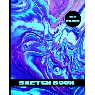 Imagem de Sketchbook for Kids and Adults 100 Pages Large 8 x 10 inches: Sketchbooks for Sketching and Drawing