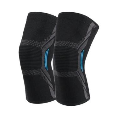 Imagem de Protetores De Joelho Esportivos Em Nylon Respirável Com Absorção De Su