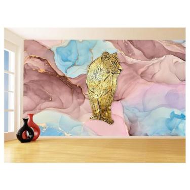 Imagem de Papel De Parede Animais Pop Art Leoa Colorido 3,5M Pxa446 - Você Decor