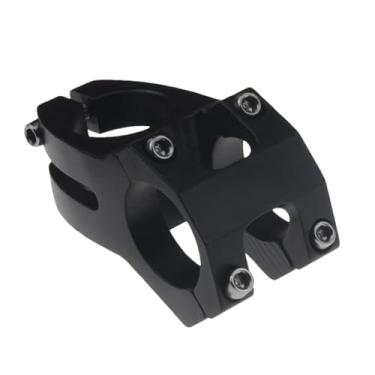 Imagem de Mesa de guidão para bicicleta, acessórios para mountain bike, 25,4 mm, liga de alumínio, 35 mm, para MTB, BMX, ciclismo e bicicletas dobráveis.(Black)