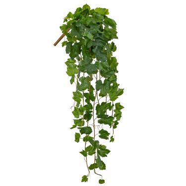 Imagem de Planta suspensa artificial de 122 cm com arbusto de folha de uva plantas artificiais decorativas plantas falsas para decoração de parede de janela