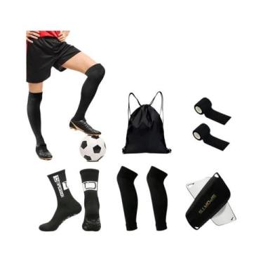 Imagem de Meias De Futebol Antiderrapantes, Conjunto De 5 Peças, Confortáveis E 