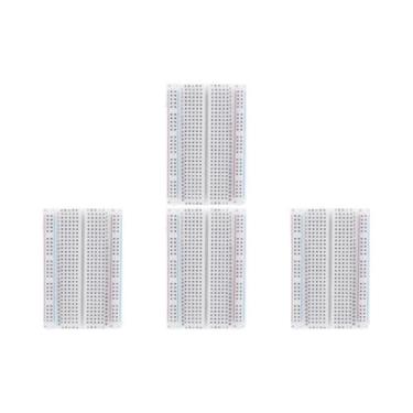 Imagem de Mini Protoboard Sem Solda 1-10 Peças 400 Pontos De Conexão Universal D