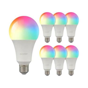 Imagem de Lâmpada LED RGB 20W Com Controle Remoto De 24 Teclas, Regulável, 1-10 
