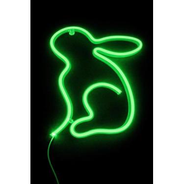Imagem de Luminária Neon LED Decorativa de Páscoa Diversos Modelos Cores - Comer