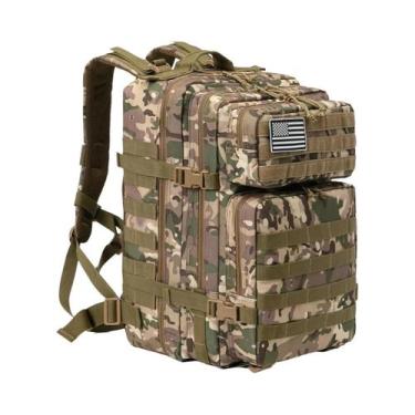 Imagem de Mochila Tática Grande De 45L Para Homens, Bolsa De Assalto Molle Para 