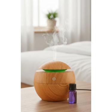 Imagem de Difusor Ultrassônico Bivolt 130ml Silencioso Aromaterapia - Congratula