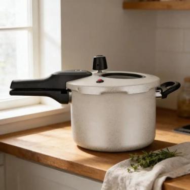 Imagem de Panela De Pressão MTA 4,5 Litros Antiaderente Com Visor De Vidro Tempe