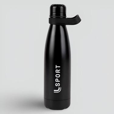 Imagem de Garrafa Térmica Lupo Sport 500ML Unissex, 500ML, Preto