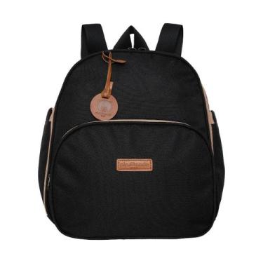Imagem de Mochila Maternidade Média Pirulitando Térmica Essência Preta - Pirulit