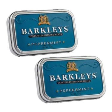 Imagem de Bala Importada Barkleys Menta Peppermint Forte Pastilha Holandesa Lata