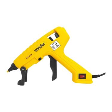 Imagem de Pistola de Cola Quente PCV 0018 100W Bivolt com Haste de Apoio Preto Vonder 12CM