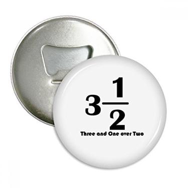 Imagem de Emblema multifuncional com ímã de geladeira para três e um para abrir garrafas