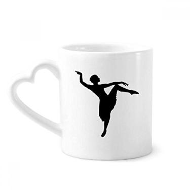 Imagem de Caneca esportiva de cerâmica para café e cerâmica com coração