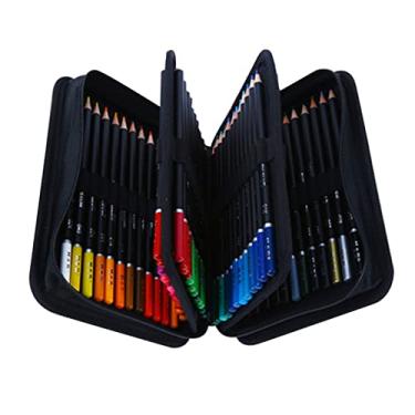 Imagem de LUGU H&B 72 cores Pintu a ó Pencil Sti Art Set Kit Núc io à base de ó pa crianças Crianças Adultos A sta Desenho Ret tando Colorir Esboço C gr a Presente Portátil Presente