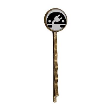 Imagem de Plus Minus Sign Energy Veículos Protect Environment Retro Metal Hair Bobby Pin Headwear