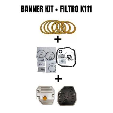 Imagem de Banner kit com filtro do câmbio automático k111 - TRANSNATION