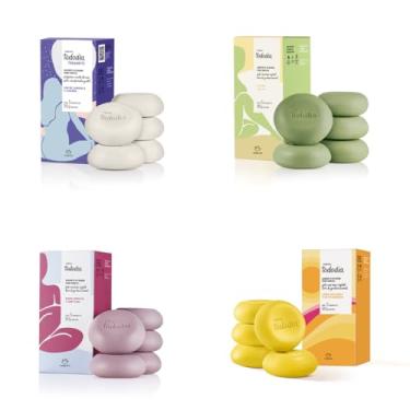 Imagem de Sabonetes Natura Tododia Combo 4 Caixas de Sabonetes 90g Sortidos