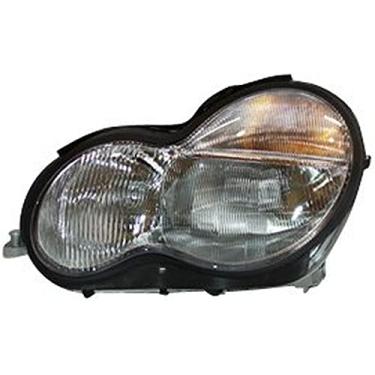 Imagem de TYC Conjunto de farol esquerdo compatível com Mercedes Benz C-Class 2001-2004