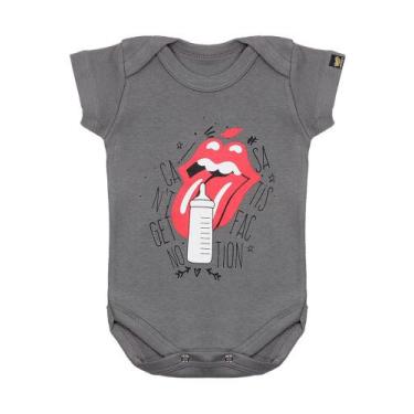 Imagem de Body Bebê Rolling Satisfaction Chumbo - Art Rock, m