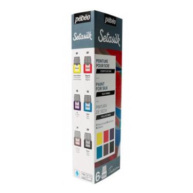 Imagem de Tinta Initia Setasilk Pebeo Importada 6 Unidades - Pébéo