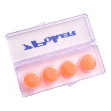 Imagem de Protetor Auricular De Natação Silicone Soft Poker, Laranja