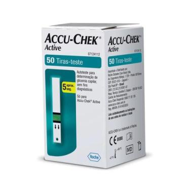 Imagem de Tiras AccuChek Active Caixa Com 50 Unidades Original - Accu-Chek