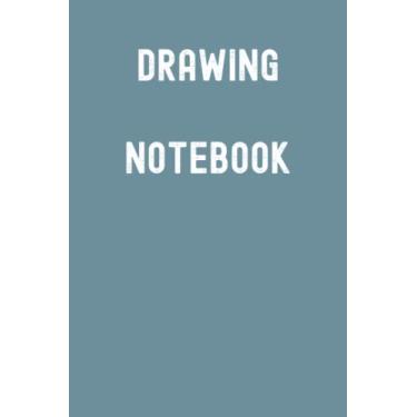 Imagem de Drawing Notebook: Spirit Mountain Blue Matte Finish Lined Journal, 120 Pages, 6 x 9, Gift For Thinkers, List Makers and Doers (Drawing Notebook Journal)