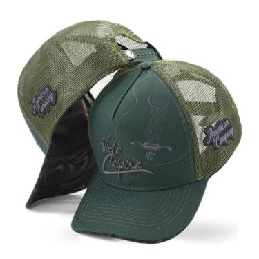 Imagem de Boné Rural Country Masculino Sertanejo Viola Caipira Aba Curva - Pampa