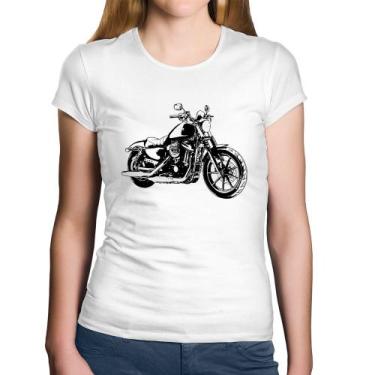 Imagem de Baby Look Algodão Moto Sportster XL 883 Iron Art - Foca na Moda, Branc