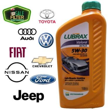 Imagem de Óleo Lubrificante Sintético 5W30 valora sn plus Lubrax 1L