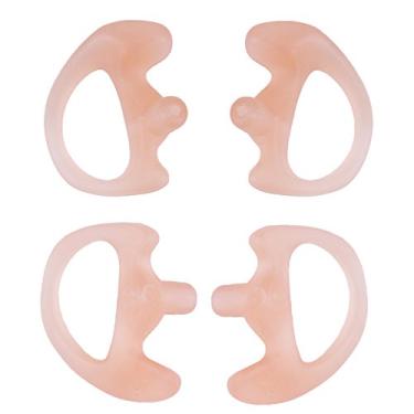 Imagem de AIRSN Fone de ouvido de reposição Earmold para Motorola Kenwood de duas vias Rádio Air Acoustic Tubo de áudio Kits, samll, rosa