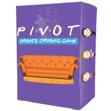 Imagem de Card Plug Pivot - The Friends TV Show Drinking Game - Fun Trivia Challenges for Fans of Friends - Test Your Knowledge or Take a Drink at Parties & Gatherings
