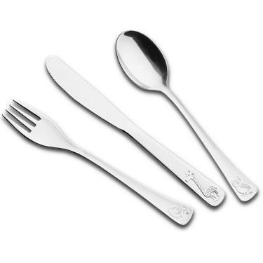 Imagem de Conjunto De Talheres Infantil Tramontina Inox - 3 Peças Inox