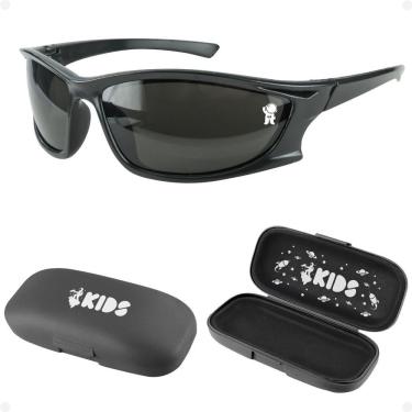 Imagem de Oculos Sol Infantil Proteção Uv Menino Esportivo Case