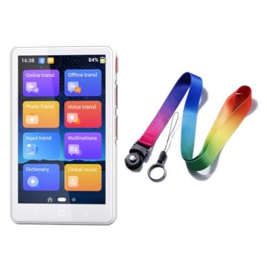 Imagem de GoBudsGo Dispositivo tradutor de idiomas P4W, dispositivo tradutor bidirecional em tempo real, portátil, tradução instantânea de voz offline/WiFi/intérprete de ponto de acesso para aprender viagens de