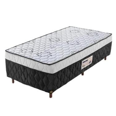 Imagem de Cama Box Solteiro Ortopédica Sonnus 88x188x52 - Americas Colchões e Es